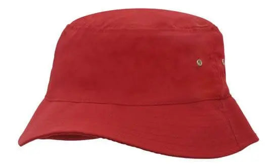 Headwear Bucket Hat With Sandwich Trim Brushed Heavy Sports Twill *no Sandwich* X12 - Metro Workwear